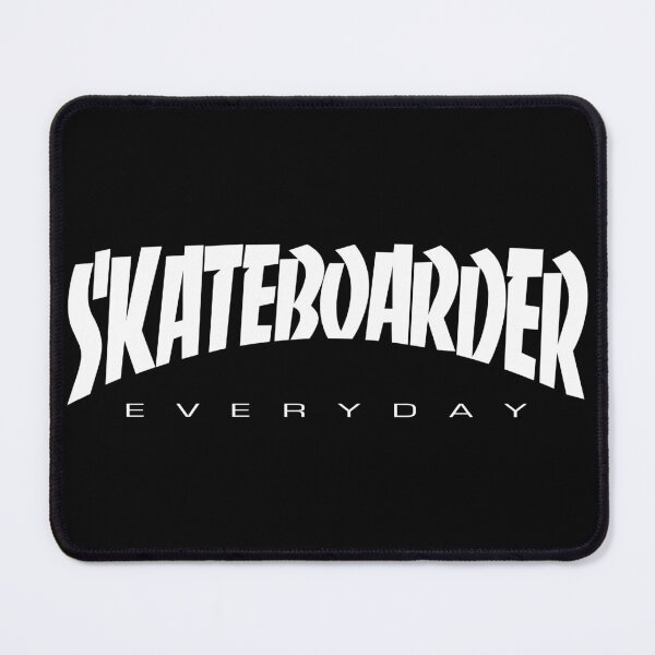 Item preview, SKATEBOARDER EVERYDAY WHITE LOGO designed and sold by Meanwhile2.
