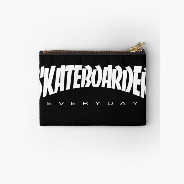 Item preview, SKATEBOARDER EVERYDAY BLANCO LOGO designed and sold by Meanwhile2.
