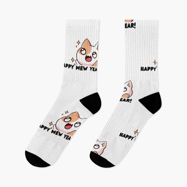 Item preview, Happy Mew Year - Cute Excited Cat designed and sold by Avani01.