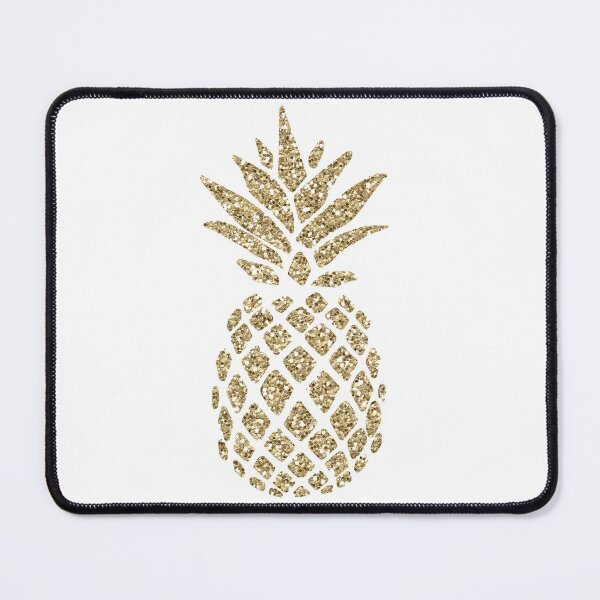 Item preview, Gold Glitter Pineapple designed and sold by maryedenoa.