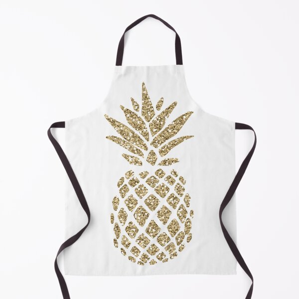 Item preview, Gold Glitter Pineapple designed and sold by maryedenoa.