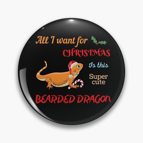 Item preview, Bearded Dragon for Christmas for reptile lovers.. designed and sold by Rrrainbow.