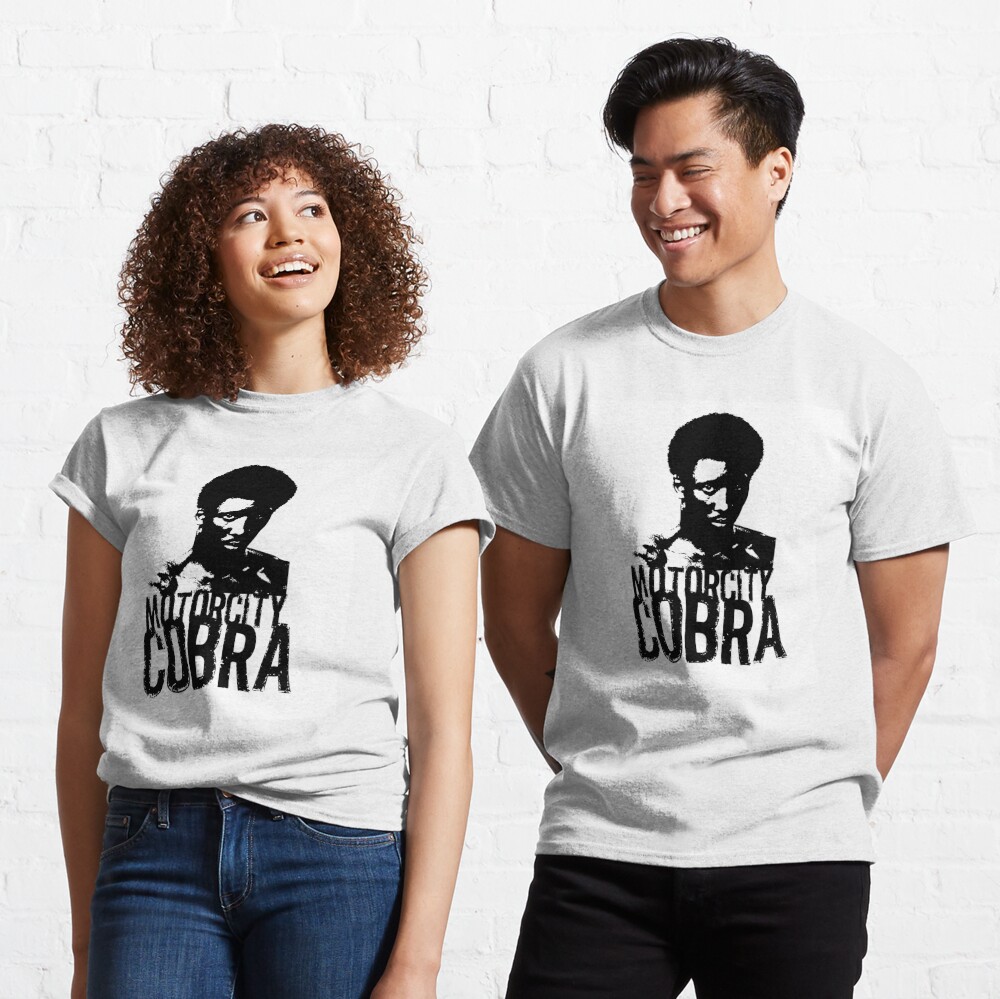 Essential T-Shirt for Sale mit Die Motor City Cobra von Joozu