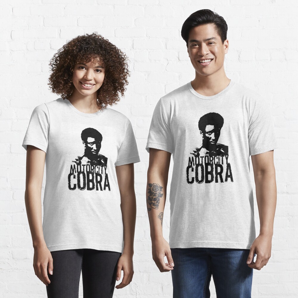 Essential T-Shirt for Sale mit Die Motor City Cobra von Joozu