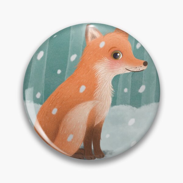 Item preview, Adorable Fox in the Snow designed and sold by ellastella.