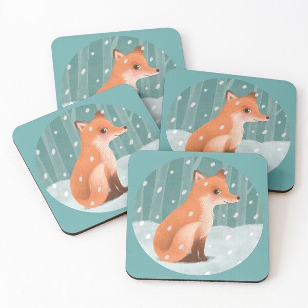 Item preview, Adorable Fox in the Snow designed and sold by ellastella.