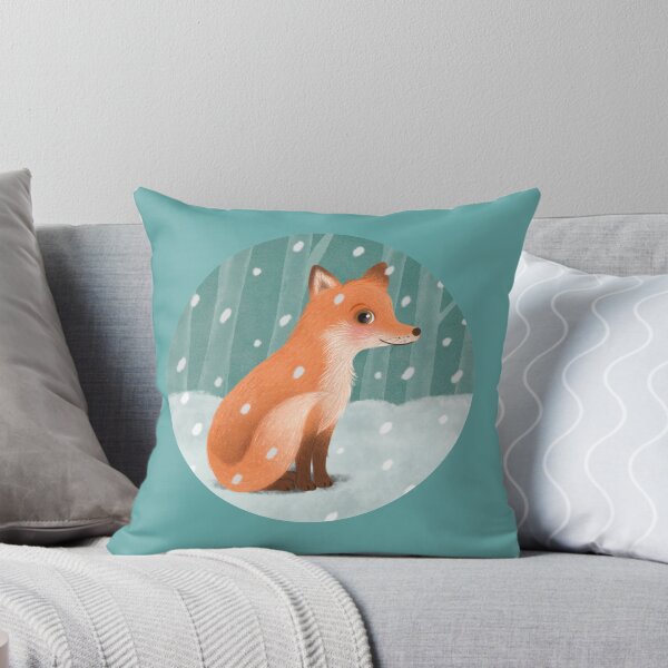 Item preview, Adorable Fox in the Snow designed and sold by ellastella.