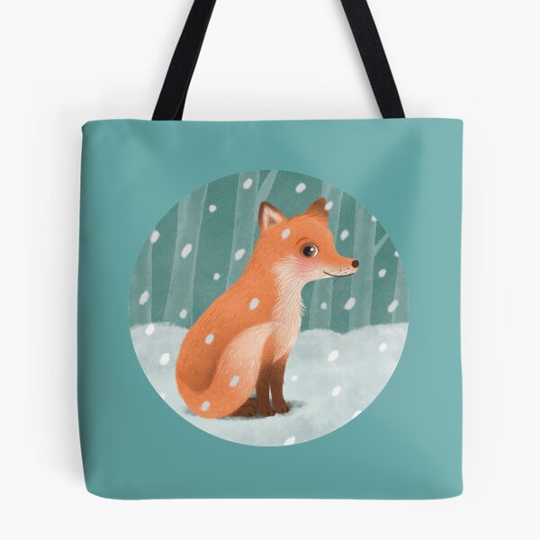 Item preview, Adorable Fox in the Snow designed and sold by ellastella.