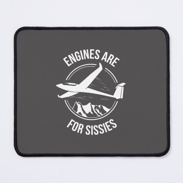 Item preview, Engines Are For Sissies Segelflug Soaring Glider Sailplane Tee designed and sold by stearman.