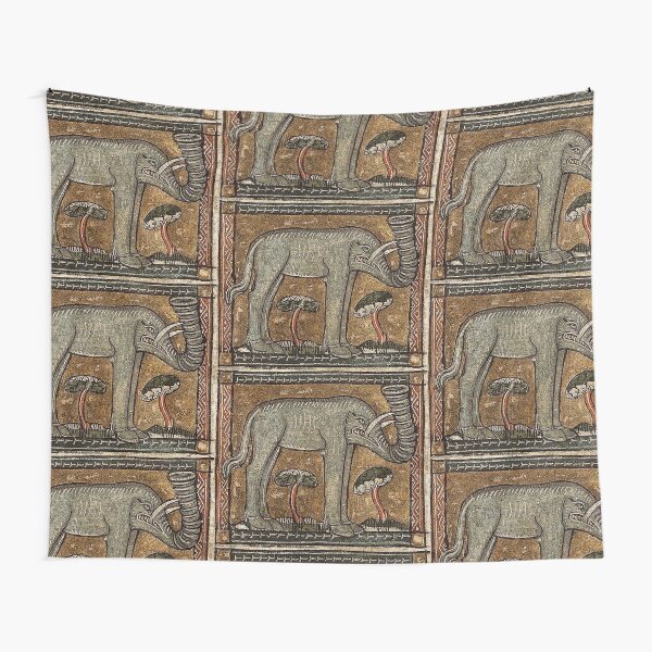 Angry Elephant Tapestry