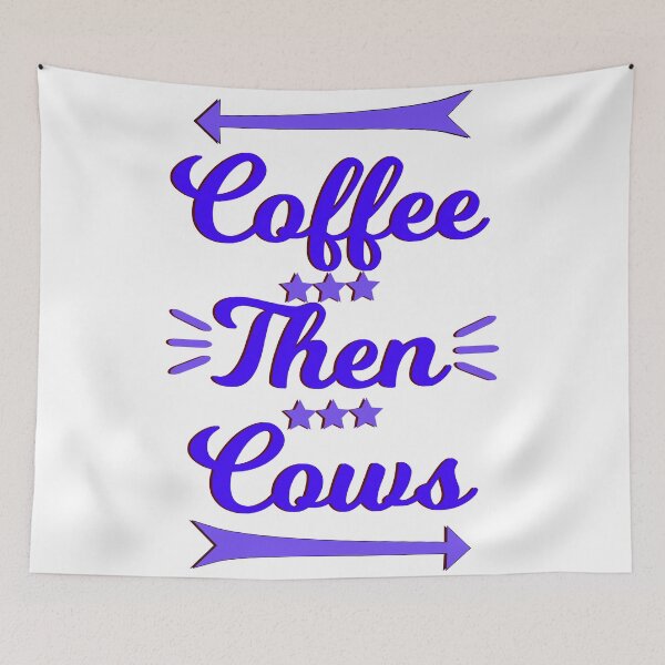 Item preview, Coffee Then Cows designed and sold by KawaiiKraze ..