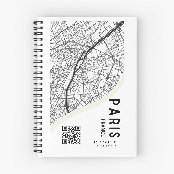 Item preview, Paris map ticket designed and sold by 2rose.