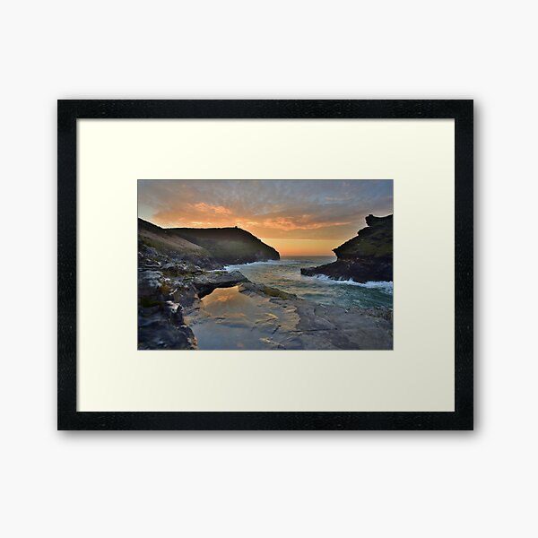 Item preview, Cornwall: Sunset at Boscastle Harbour designed and sold by Rob Parsons (Just a Walker with a Camera).
