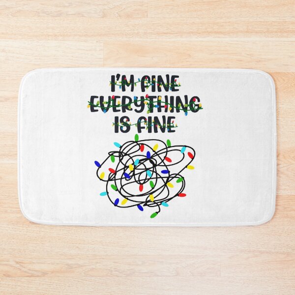 Item preview, Christmas Lights I'm Fine Everything Is Fine  designed and sold by Fine Art California.