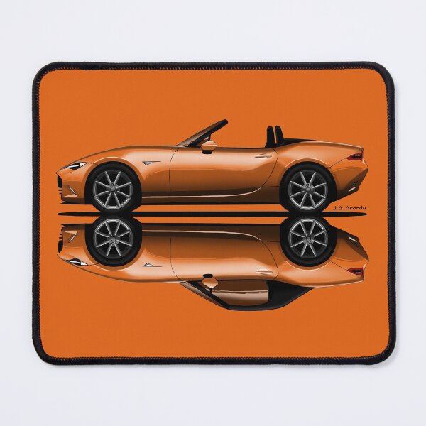 Item preview, My drawing of the open and closed 30th Anniversary ND roadster convertible classic sports car designed and sold by designjaag.