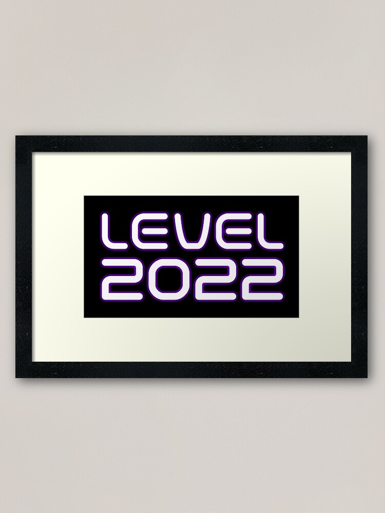 Thumbnail 2 of 7, Framed Art Print, Level 2022 designed and sold by reIntegration.