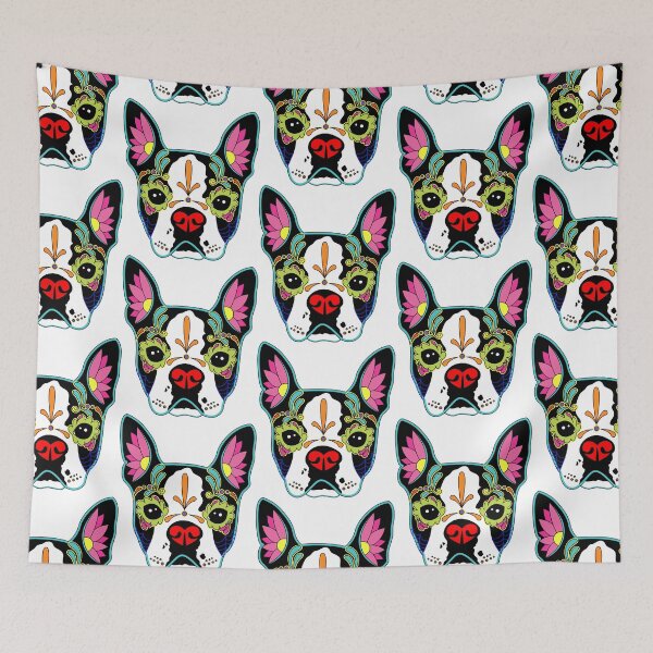 Item preview, ART drawing Dog flower colors designed and sold by yassineddy.