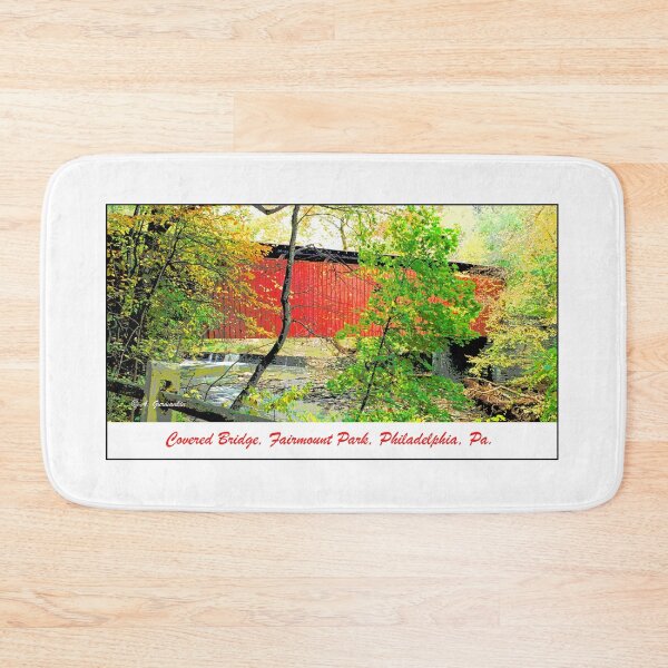 Item preview, Covered Bridge, Fairmount Park, Philadelphia designed and sold by AMacGPhilly.