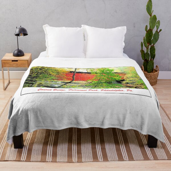 Item preview, Covered Bridge, Fairmount Park, Philadelphia designed and sold by AMacGPhilly.