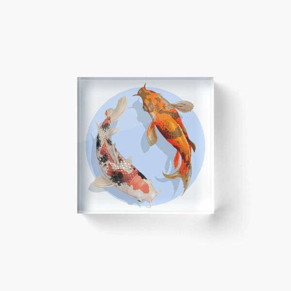 Vista previa del artículo con la obra «Pescado Yin Yang», diseñado y vendido por Hartics.