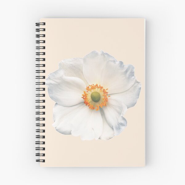 Item preview, Single stunning white anemone flower for calmness. designed and sold by Trianglegreen.