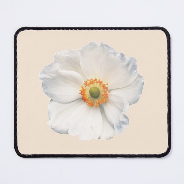 Item preview, Single stunning white anemone flower for calmness. designed and sold by Trianglegreen.