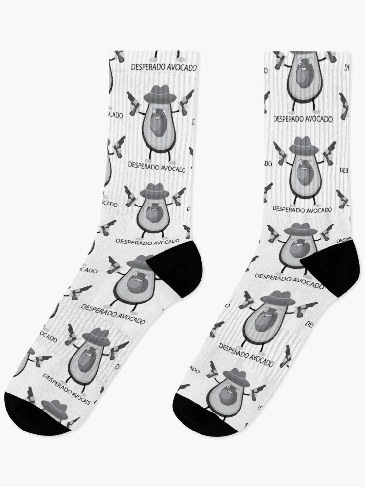 Thumbnail 1 of 5, Socks, Avocado designed and sold by TopBaseline.
