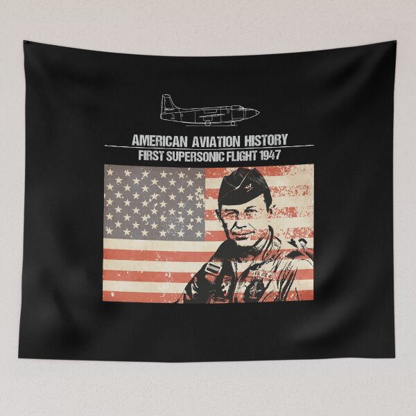 Artikelvorschau, Bell x-1 Chuck Yeager Supersonic Flight Patriotic Anniversary Shirt entworfen und verkauft von stearman.