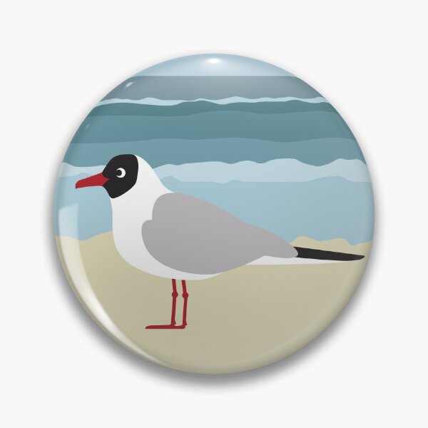 Item preview, Сute seagull by the sea designed and sold by Darina Gulbina.