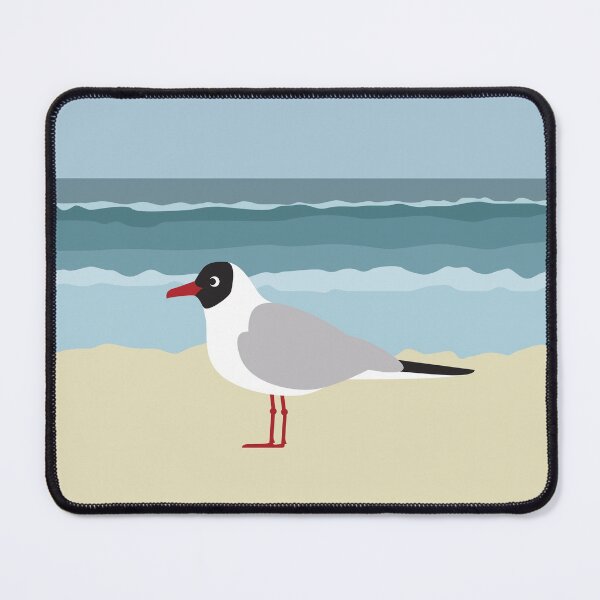 Item preview, Сute seagull by the sea designed and sold by Darina Gulbina.