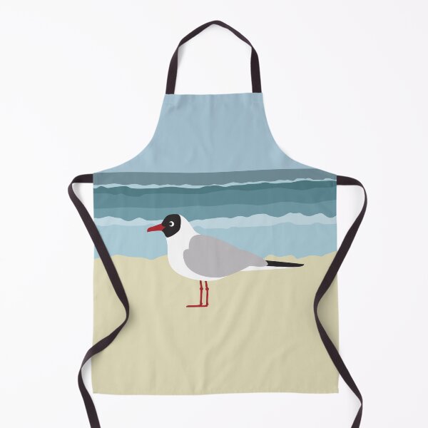 Item preview, Сute seagull by the sea designed and sold by Darina Gulbina.