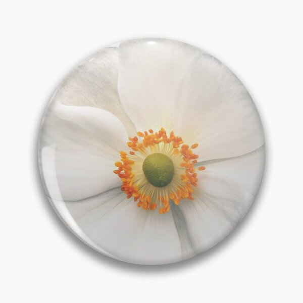 Item preview, Single stunning white anemone flower for calmness. designed and sold by Trianglegreen.