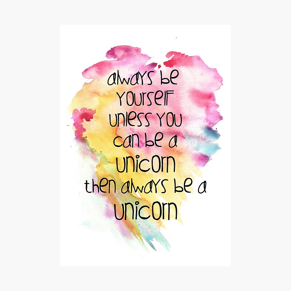 Unicorn-always be yourself unless you can be a unicorn then always be a unicorn-Hair Ties Accessoires Haaraccessoires Strikken & Elastiekjes 