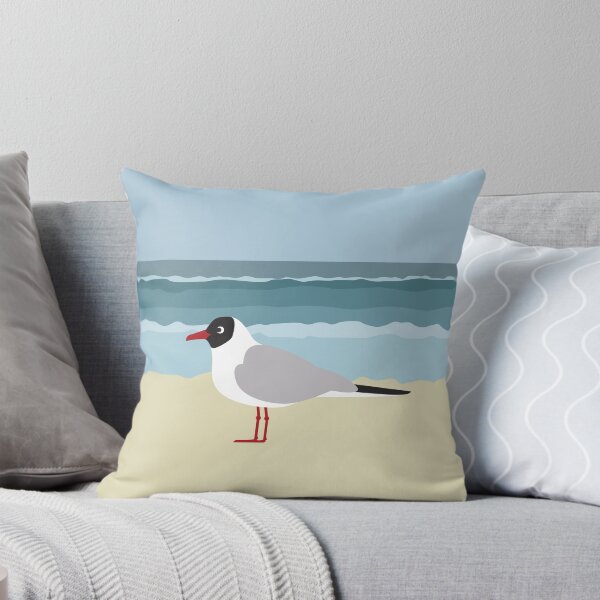 Item preview, Сute seagull by the sea designed and sold by Darina Gulbina.