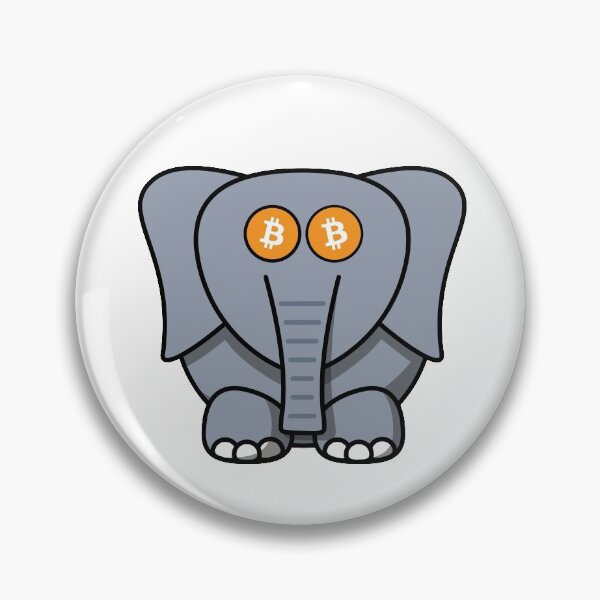 Artikelvorschau, Bitcoin Elefant entworfen und verkauft von GraffitiSoup.