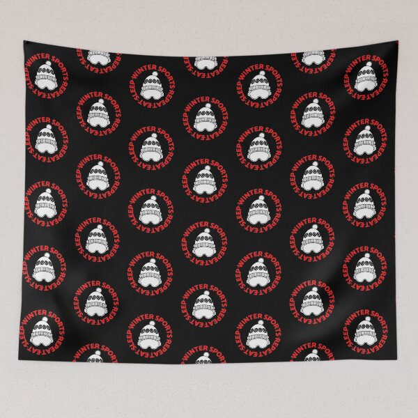 Item preview, Eat Sleep Winter Sports Repeat for the Sports Lover designed and sold by HappyPeeps.