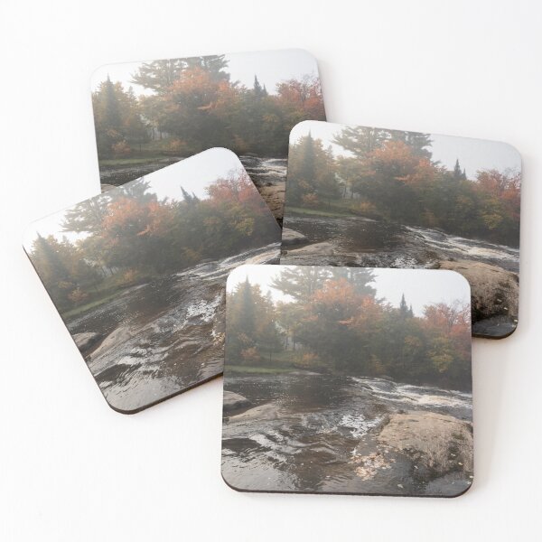 Item preview, Foggy Fall Waterscape - the Rushing River designed and sold by Georgia Mizuleva.