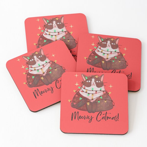 Item preview, Meowy Catmas designed and sold by Lovedigitalart.
