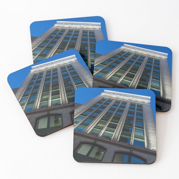 Item preview, City Night Walks – White, Green and Blue Facade designed and sold by Georgia Mizuleva.