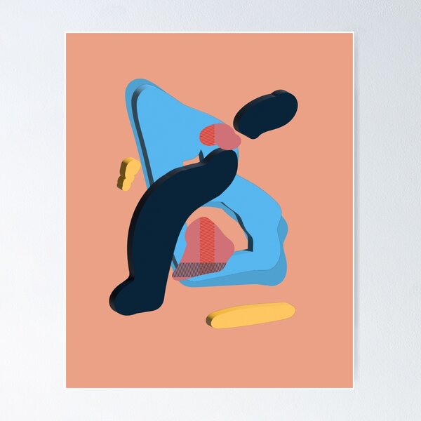 blobs of paint Poster