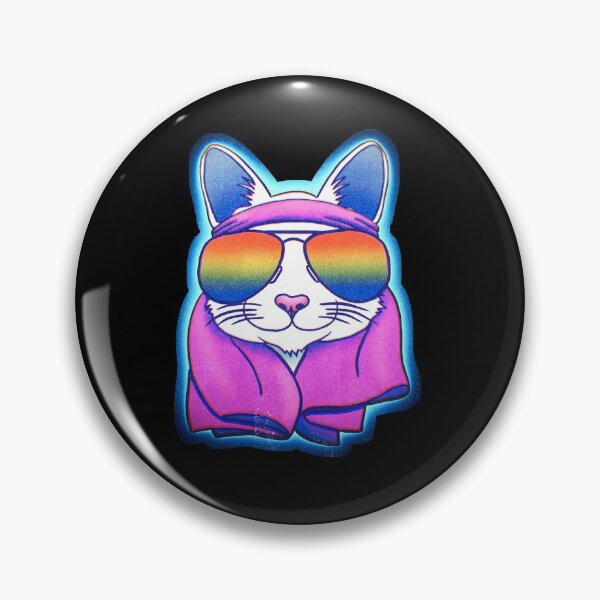 Item preview, Cool Cat Vaporwave Style designed and sold by Pzuggler.