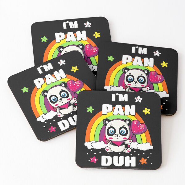 Item preview, Pansexual I'm a Pan Duh LGBT Transsexual Panda Bear designed and sold by TheAplus.
