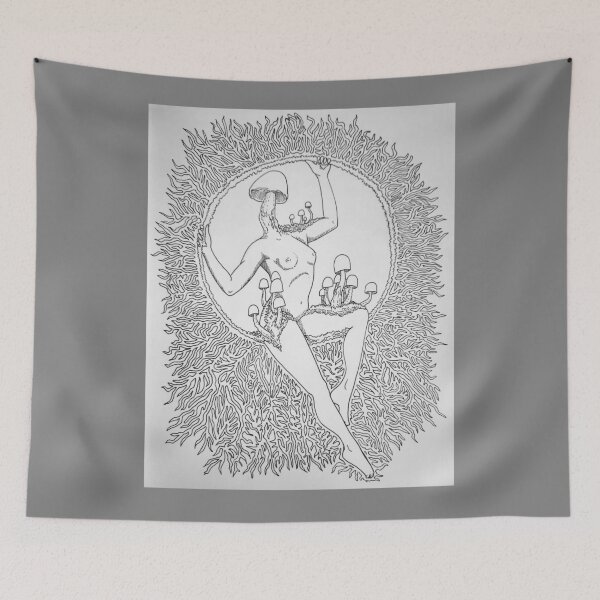 Item preview, The Beautiful Mushroom  designed and sold by Rabbitfool.