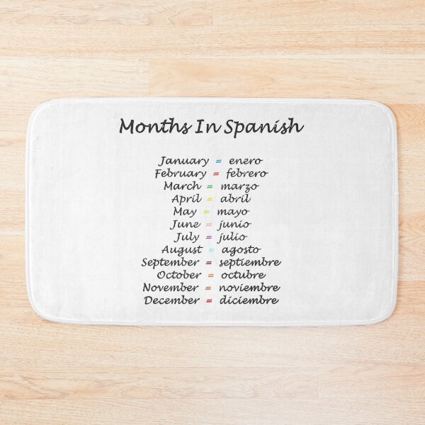 Item preview, Months In Spanish designed and sold by superchele.