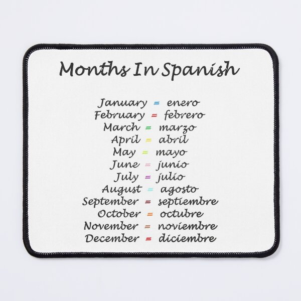 Item preview, Months In Spanish designed and sold by superchele.