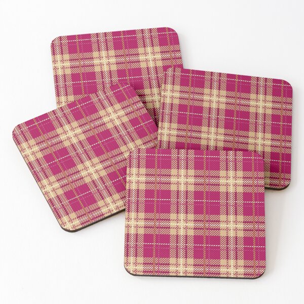 Item preview, Hot pink tartan plaid pattern designed and sold by RSDigitalPrintDesign.