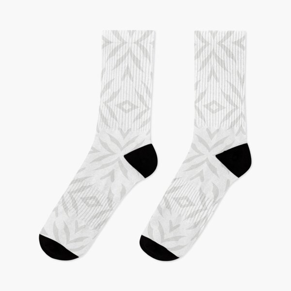 Item preview, Pale Gray and White Abstract Flower Pattern Pairs Dulux 2022 Popular Colour Sloe Flower designed and sold by ColorOfTheYears.