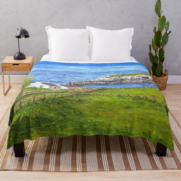 Item preview, Cottages at Moelfre on Anglesey designed and sold by MickArt1.