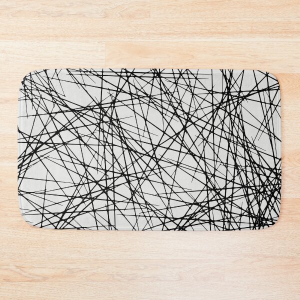 Artikelvorschau, Black and Pale Gray Modern Criss Cross Line Pattern Pairs Dulux 2022 Popular Colour Sloe Flower entworfen und verkauft von ColorOfTheYears.