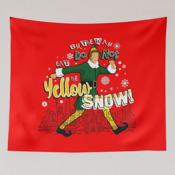 Item preview, Do Not Eat The Yellow Snow Buddy The Elf designed and sold by Alema Art.